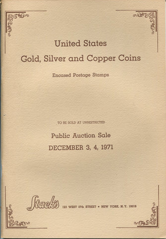 Image of a Stack's auction catalogue