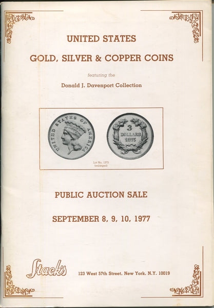 Image of a Stack's auction catalogue