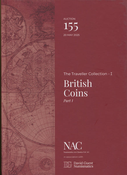 Catalogue cover for the NAC Traveller Collection of British Coins part 1 sale