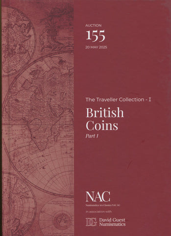 Catalogue cover for the NAC Traveller Collection of British Coins part 1 sale