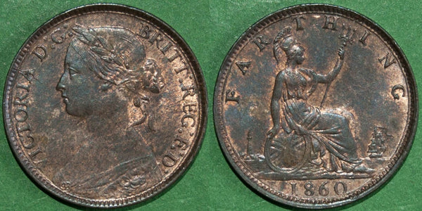 Image of a Victoria toothed border farthing