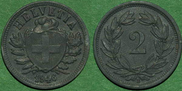 Switzerland 1946B 2 Rappen