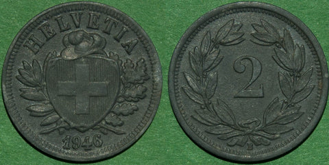 Switzerland 1946B 2 Rappen