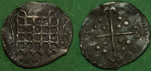 Image of an Elizabeth the First halfpenny