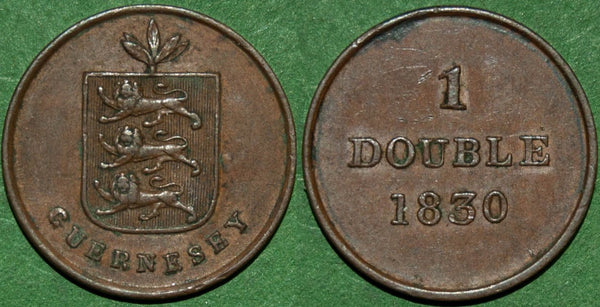 Guernsey 1830 One Double