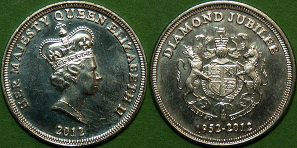 2012 Elizabeth II Diamond Jubilee medallion