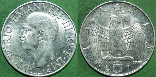 Italy 1940R One Lira