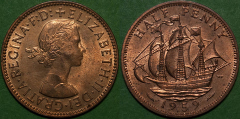 1959 Halfpenny
