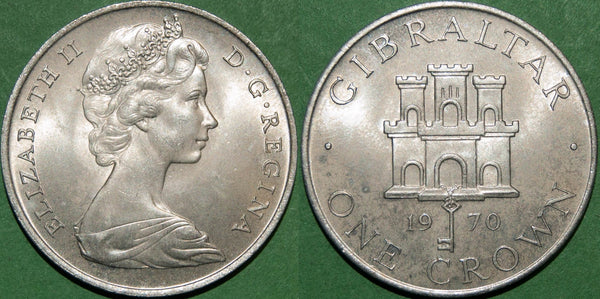Gibraltar 1970 Crown