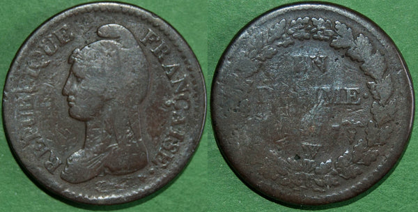 France L'An 7 Un Decime, Lille