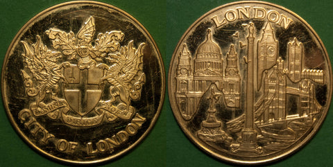 City of London Gilt Medallion