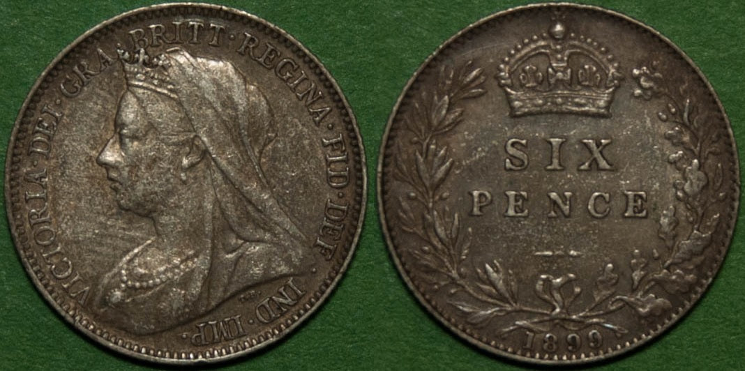 1899 Sixpence - RP Coins