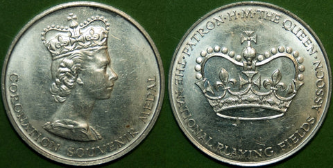Elizabeth II Coronation Medallion, National Playing Fields Association