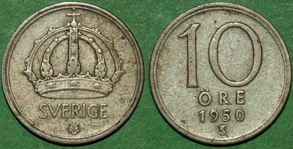 Sweden 1950 Ten Ore