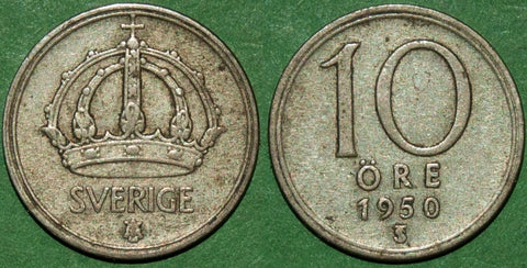 Sweden 1950 Ten Ore