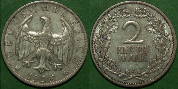 Germany 1926A 2 Marks