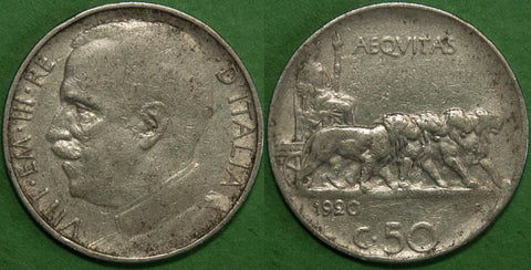 Italy 1920R 50 Centesimi