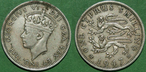 Cyprus 1947 Shilling