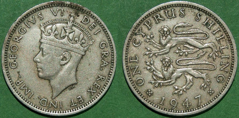 Cyprus 1947 Shilling