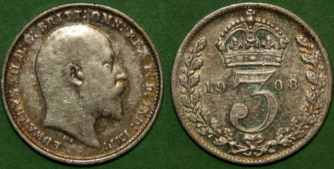 1908 Threepence
