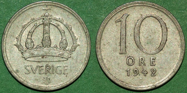 Sweden 1942 Ten Ore
