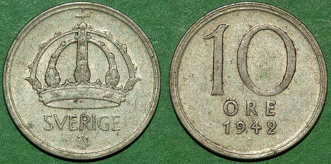Sweden 1942 Ten Ore
