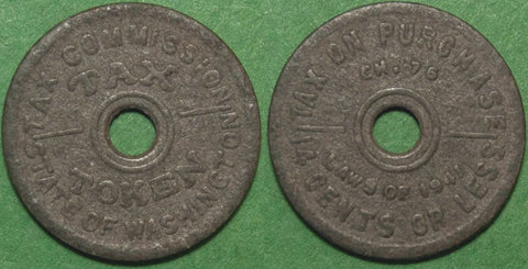 USA, Washington State 1941 Tax Token