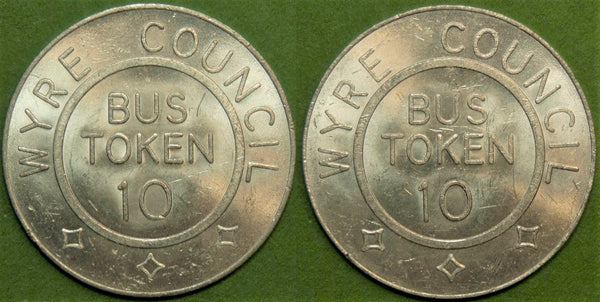 Wyre Council Ten Pence Bus Token