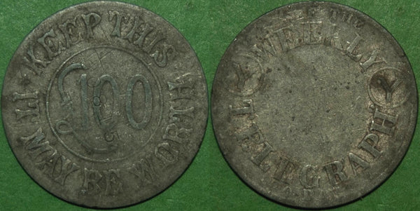 Weekly Telegraph Prize Token