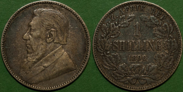 Image of a South Africa shilling coin