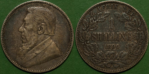 Image of a South Africa shilling coin