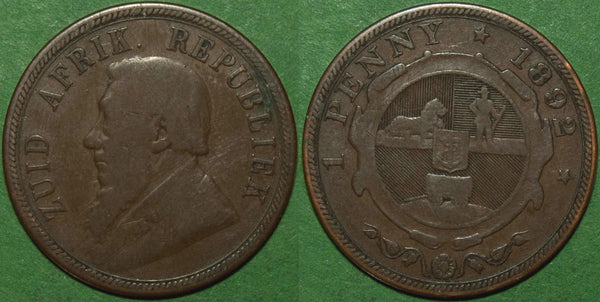 South Africa 1892 Penny