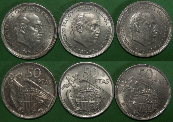 Spain, 1958-60 50 Pesetas.