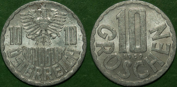 Austria 1959 10 Groschen