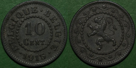 Belgium 1915 10 Centimes