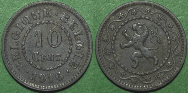 Belgium 1916 10 Centimes