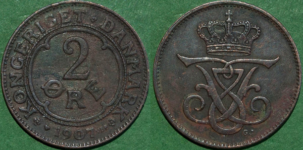 Denmark 1907 Two Ore