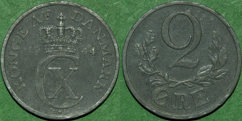 Denmark 1944 Two Ore