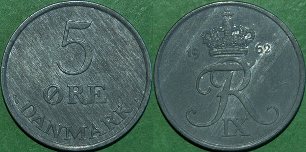 Denmark 1962 Five Ore