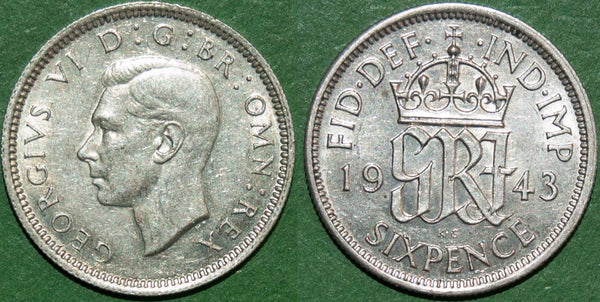 1943 Sixpence