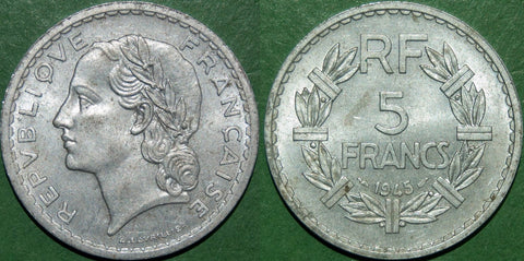 France 1945 Five Francs