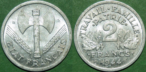 France 1944B Two Francs
