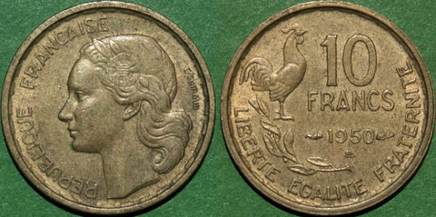 France 1950B Ten Francs