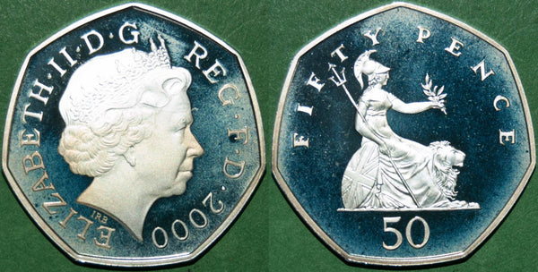 2000 50p, Silver Proof
