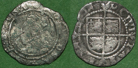 Elizabeth I Halfgroat, mm. Crescent