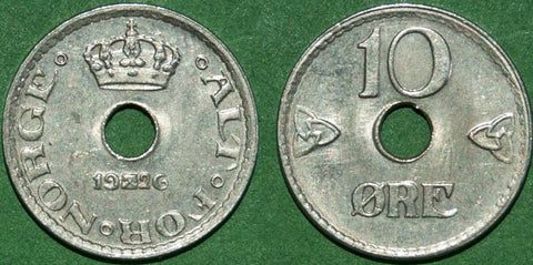 Norway 1926 Ten Ore