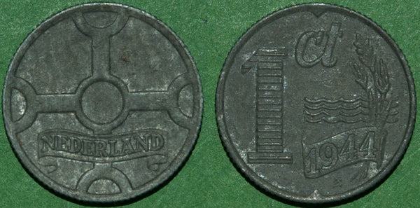 Netherlands 1944 One Cent
