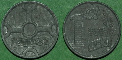 Netherlands 1944 One Cent