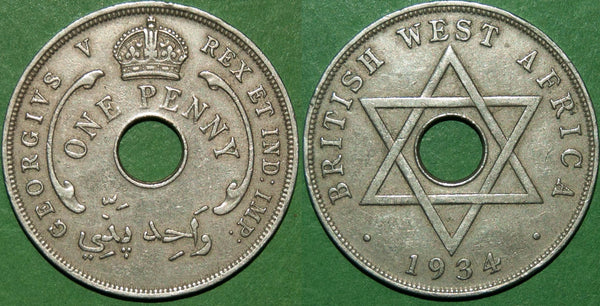 British West Africa 1934 Penny