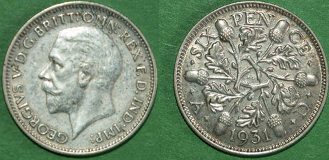 1931 Sixpence